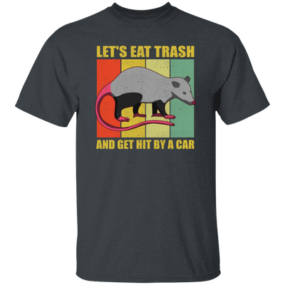 Retro Opossum Let's Eat Trash Unisex T-Shirt