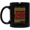 Jesus Lover, Paid It All, American Jesus, Love Jesus Gift, My Faith My Jesus Black Mug