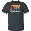 Retro Bigfoot, Believe Bigfoot Sasquatch, Retro Bigfoot Love Gift Unisex T-Shirt