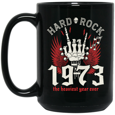 Hard Rock Lover Gift, 1973 The Heaviest Year Ever, Rock Guitar Lover