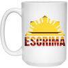 Retro Escrima Stick Filipino Martial Arts Arnis Kali Arnis Stick Sporty Arnis Lover White Mug