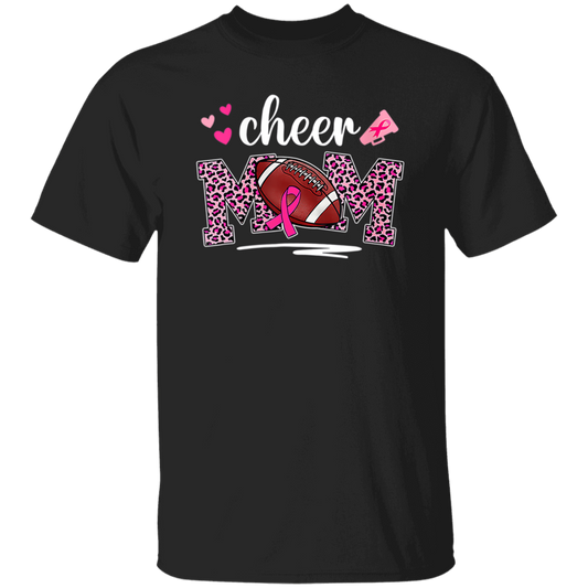 Mom Gift, Cheer Mom, American Football Gift, Rugby Football, Mom Love Sport Unisex T-Shirt