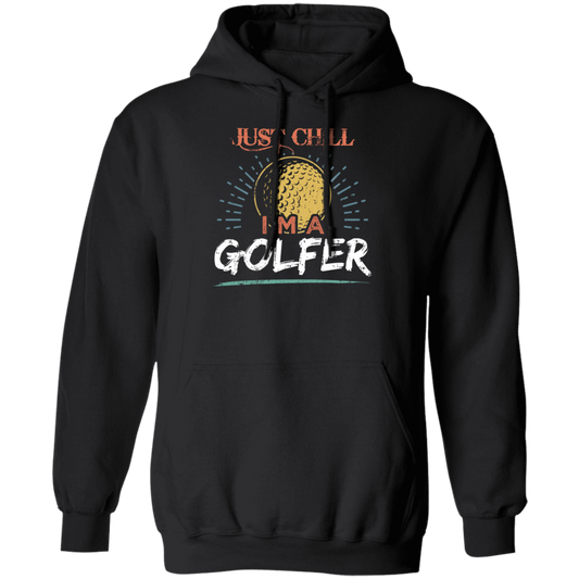 Retro Golfing, Vintage I am a Golfer Pullover Hoodie