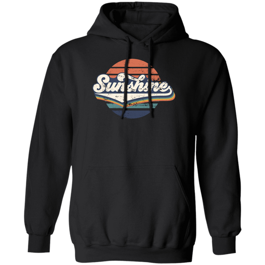 Retro Sunshine, Love Sunshine Gift, Sunshine Vintage, Sunshine Love Gift Pullover Hoodie