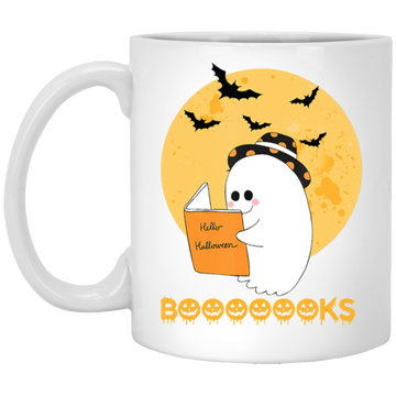 Cute Boo Booooooks boo read books halloween