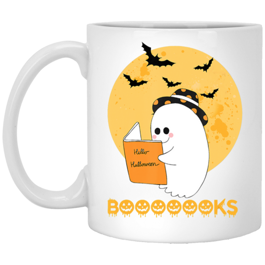 Cute Boo Booooooks boo read books halloween