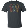 Retro Guitar Dad, Dad Guitar Chords Unisex T-Shirt