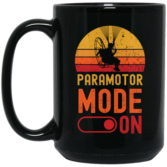 Retro Love To Fly, Paramotor Mode On Love, Paraglider Gift