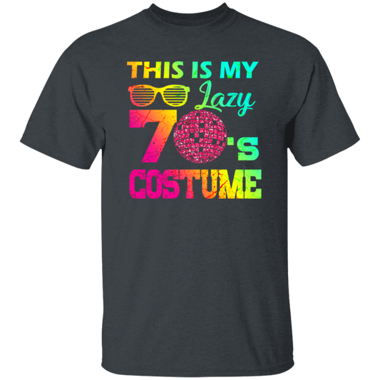 Seventies Dancing Retro Disco 1970s Costume Colorful Swag Unisex T-Shirt