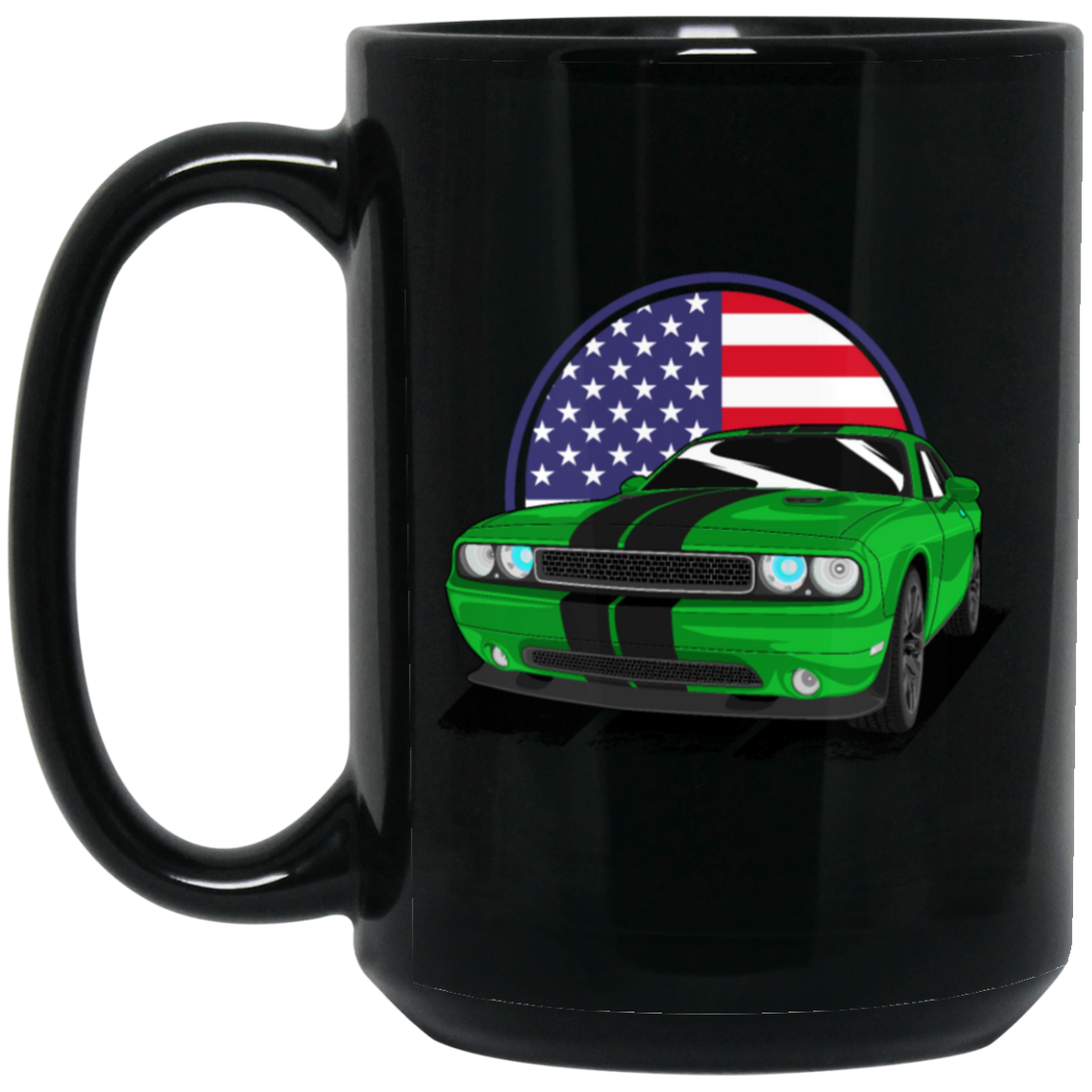 Muscle Car, Best Car, American Car Lover Gift, Muscle Car Love Gift Black Mug
