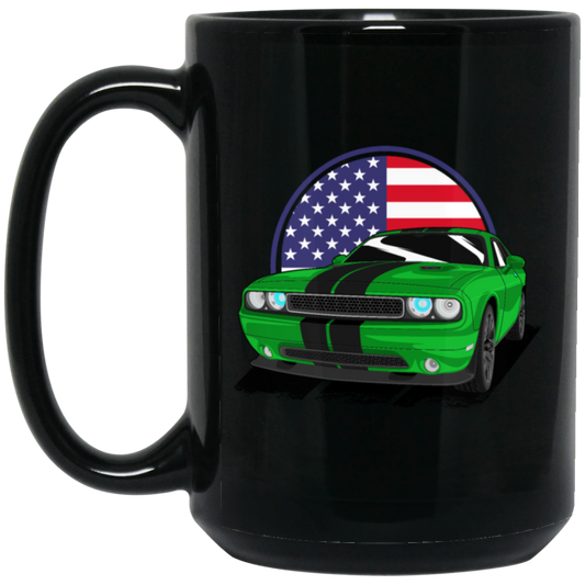 Muscle Car, Best Car, American Car Lover Gift, Muscle Car Love Gift Black Mug