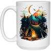 Camping Love Gift, Best Campfire Lover, Camper Gift, Reality Camping White Mug