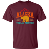 Cool Alaska The Last Frontier Grizzly Bear Souvenir Vintage Unisex T-Shirt