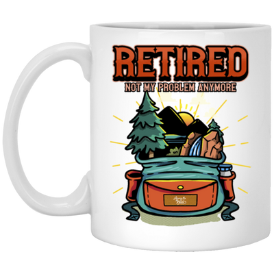 Retired Gift, Hiking Pension Retirement Saying Gift