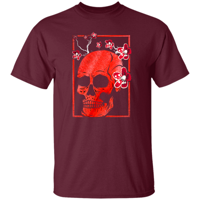 Japanese Demon Art Face Skull Devil Oni Harajuku Unisex T-Shirt