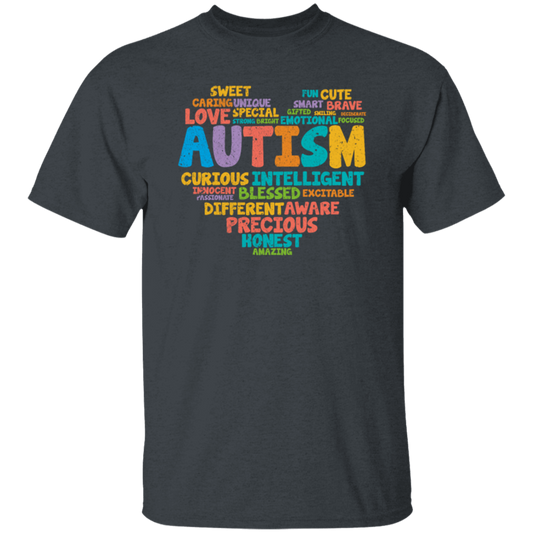 Autism Love Gift, Healing Gift, Heal Autism, Autism Awareness, Retro Gift, Autism Vintage Unisex T-Shirt