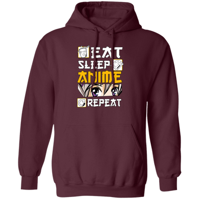 Eat Sleep Anime Repeat Anime Girl Otaku Gift Anime