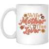 Love Wife Gift, Mothers Gift, Coffee Lover, Retro Love Coffee, Best Wife White Mug