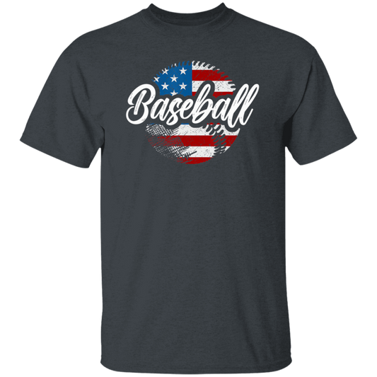 American Baseball, Love Baseball, Love American Football, American Flag In Ball Unisex T-Shirt