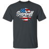 American Baseball, Love Baseball, Love American Football, American Flag In Ball Unisex T-Shirt