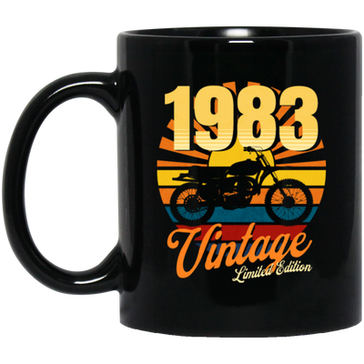 Vintage 1983 Gift, Motorbike Lover, Born In 1983, Limited Edition