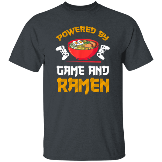 Power By Game And Ramen Anime, Retro Ramen gold