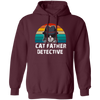 This Cat Father Detective Funny, Cat Lover Hoodie is perfect for the cat lover in your life. It features a unique design that brings the humor of a cat detective to the classic style of a hoodie. Plus, the comfortable hoodie material will keep your favorite person cozy during those chilly winter days.