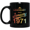 Retro Legendary Since January 1971, 50th Birthday Gift