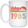 Born In 1985 Vintage 1985 Birthday Gift White Mug