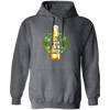 Shamrocks For St Patrick, Stylized Beer Bottles And Shamrock Gift Pullover Hoodie