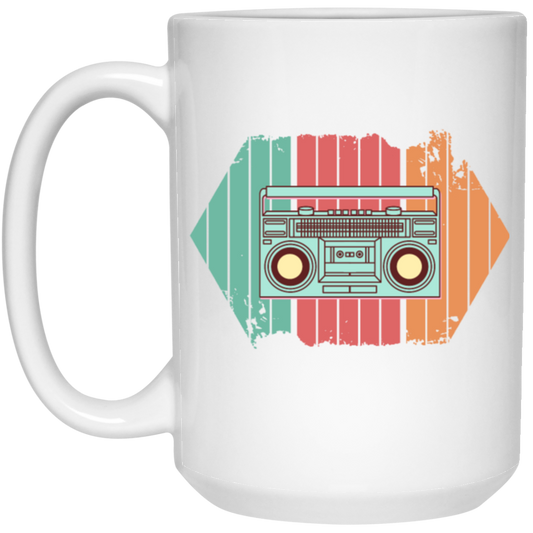 Retro Radio, Radio Vintage Style, Colorful Music Radio