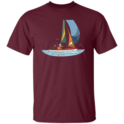 Funny Sailing With Dinghy And Friends Gift Unisex T-Shirt