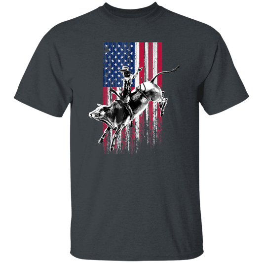 American Flag, Rodeo Bull Rider American Flag Patriotic Cowboys, Best Cowboy Unisex T-Shirt