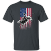 American Flag, Rodeo Bull Rider American Flag Patriotic Cowboys, Best Cowboy Unisex T-Shirt