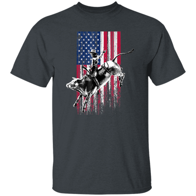 American Flag, Rodeo Bull Rider American Flag Patriotic Cowboys, Best Cowboy Unisex T-Shirt