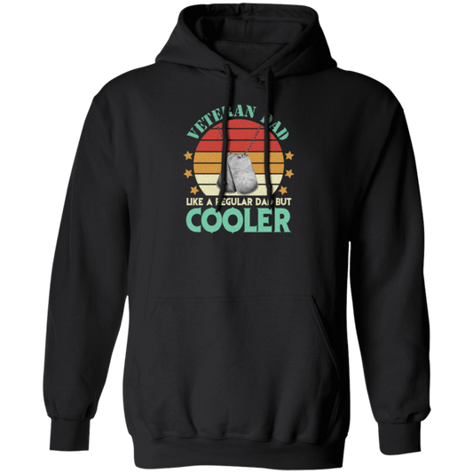 Veteran Dad Definition, Retro Dad Gift, Cooler Dad Vintage Pullover Hoodie