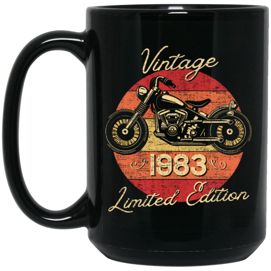 1983 Birthday Gift, Vintage Style, Motorbike Lover, Limited Edition