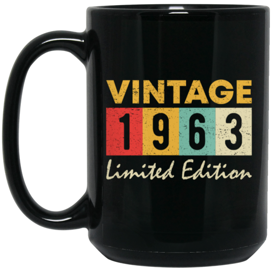 Vintage 1963 Gift, Born In 1963, Limited Edition Gift, 1963 Vintage