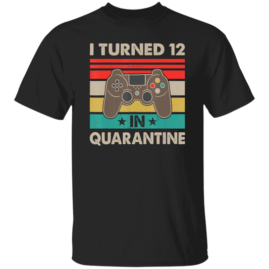 I Turned 12 In Quarantine Vintage 12th Birthday Unisex T-Shirt