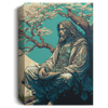 Jesus Christ Meditating Under A Tree, Jesus In My Mind, Jesus Under The Sakura Tree