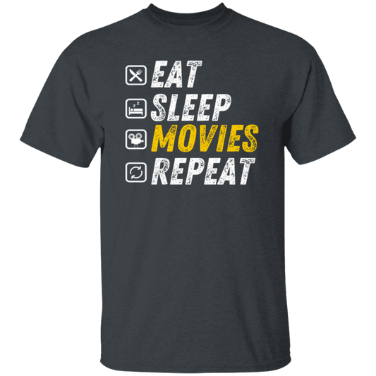 Eat Sleep Movies Repeat - Funny Film Loving