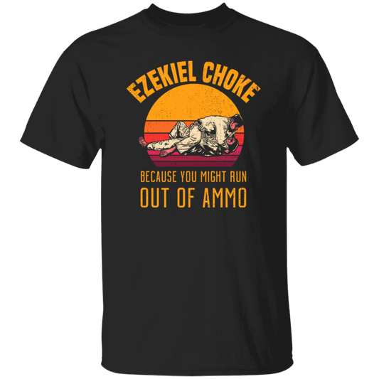 Funny Jiu Jitsu, Ezekiel Choke, Retro Jiujitsu Gift