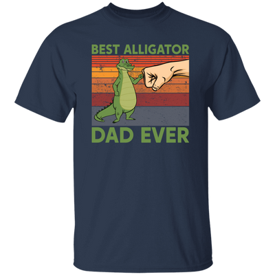 Ever Fathers Day Best Alligator Dad Fist Bump Vintage Unisex T-Shirt