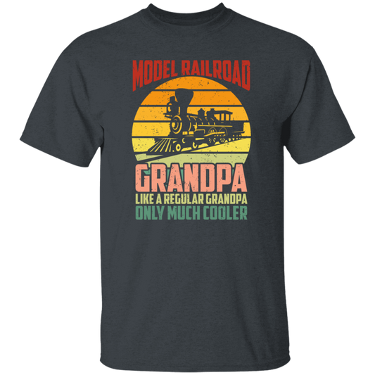 Model Railroad Grandpa, Train Loving Locomotive, Retro Locomotive