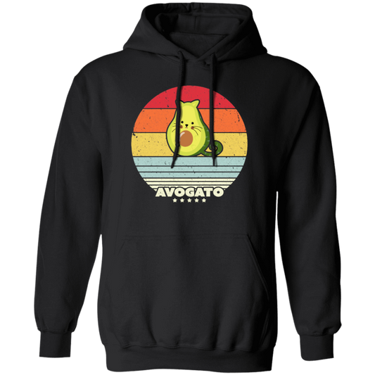 Avogato Lover, Retro Cat Avocado, Cinco De Mayo Design