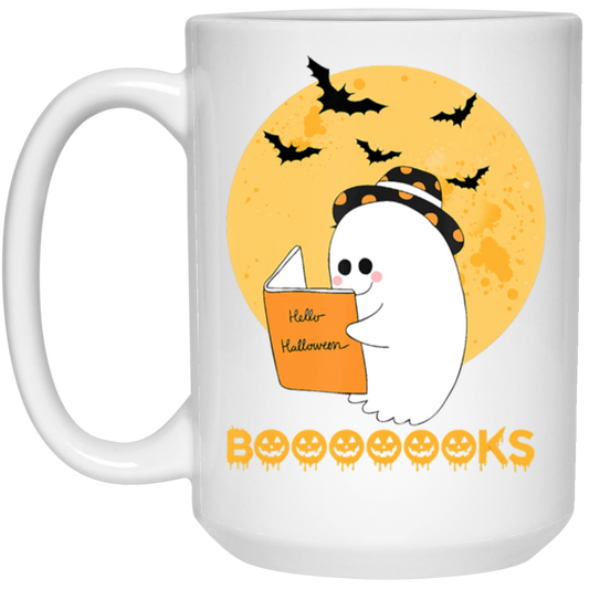 Cute Boo Booooooks boo read books halloween