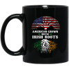 Love Patrick Day American Grown With Irish Roots American Flag