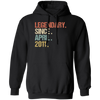 Birthday Gift Legendary Since April 2011 Retro Pullover Hoodie