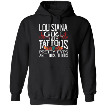 Louisiana Girl With Tattoos Pretty Eyes And Thick Thighs, Tattooed Louisiana Girl Gift