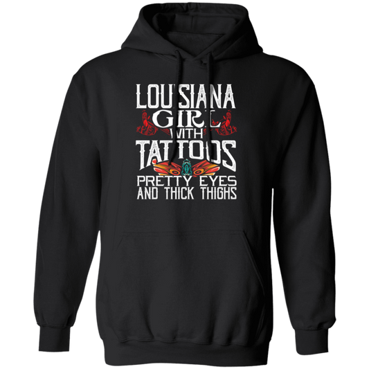 Louisiana Girl With Tattoos Pretty Eyes And Thick Thighs, Tattooed Louisiana Girl Gift